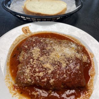 Rosa’s Trattoria signature dishes Meatball SubFried Eggplant PaniniChicken ParmUtica Greens
